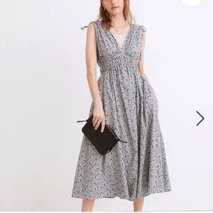Madewell | Joann smocked dress in florentine floral XS